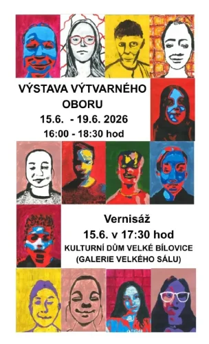 Vernisáž a výstava výtvarného oboru - 15. 6. 2026